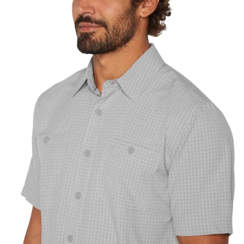 ORVIS Men's Gray Woven Short Sleeve Button Shirt, Size XXL - Picture 5 of 5